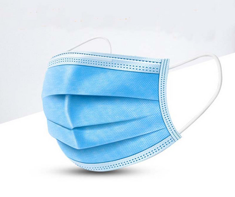 Image of 1pc Face Masks Disposable 3 Layers Dustproof Mask Facial Protective Cover