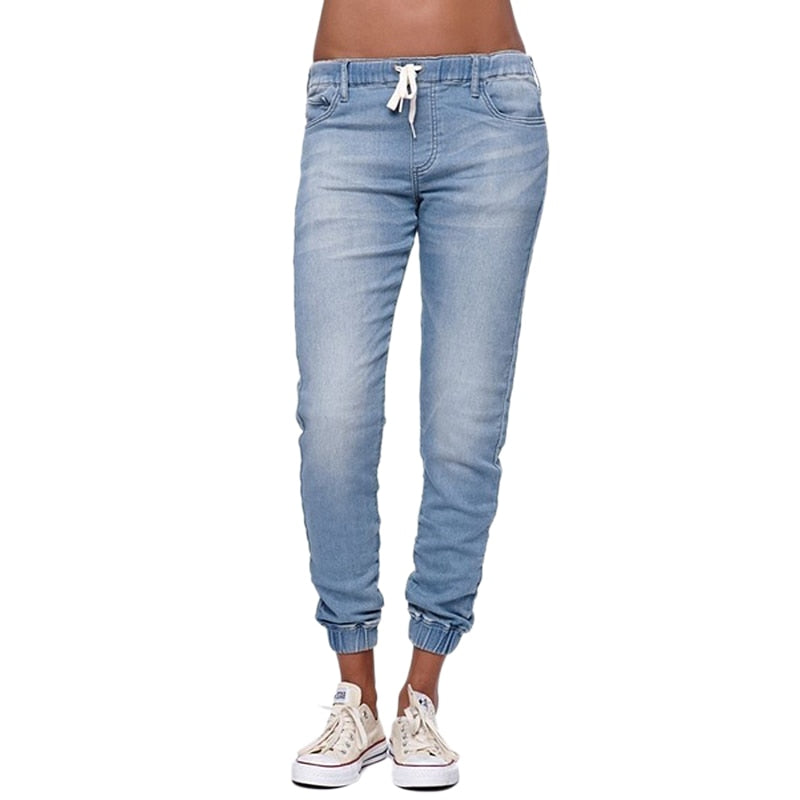High Waist Womens Full Length Pants