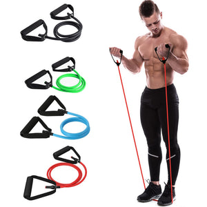 Pull Rope Elastic Resistance Bands Fitness Workout Exercise