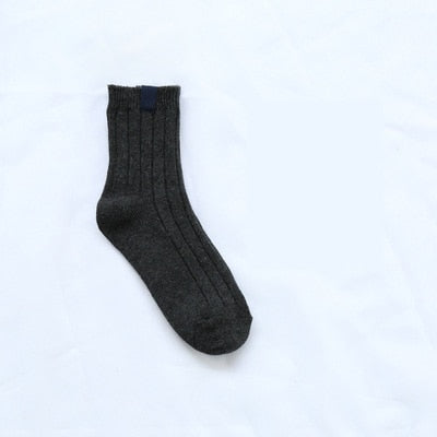 1Pair Warm Women Socks Striped