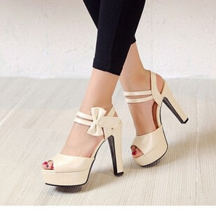 High-heeled Fish Mouth Shoes