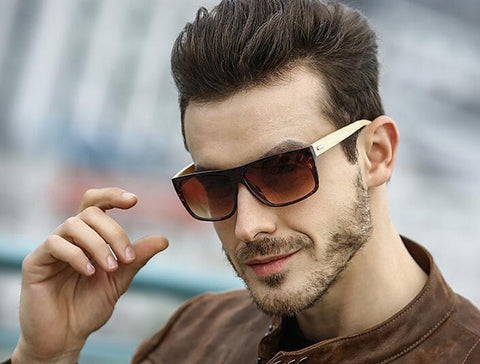 Image of Men's Goggle Driving Sunglasses