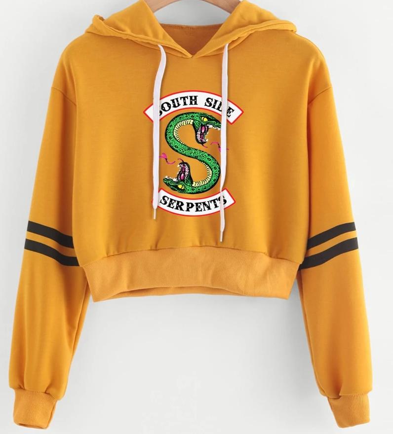 Women Crop RIVERDALE Top Hoodies