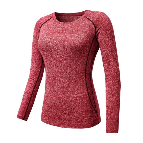 Image of Women Long Sleeve Workout/Fitness T Shirt