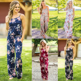 Women Super Comfy Floral Jumpsuit