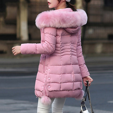 Image of Faux Fur Parkas Women Jacket