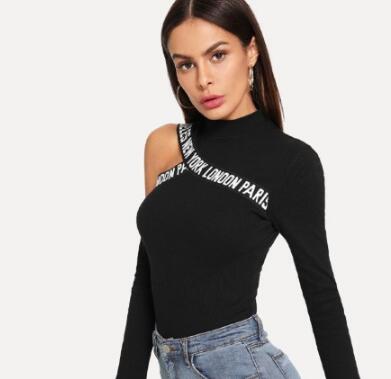 Cut Out Shoulder Top