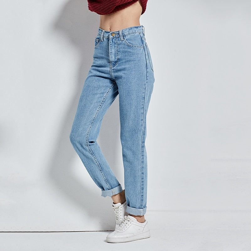 Slim Pencil High Waist Jeans