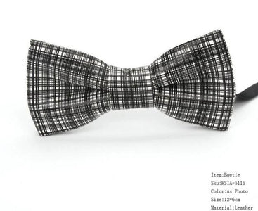 Men's Plaid Bowtie