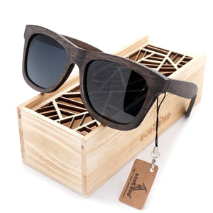 Men's Retro Wooden Bamboo Sunglasses