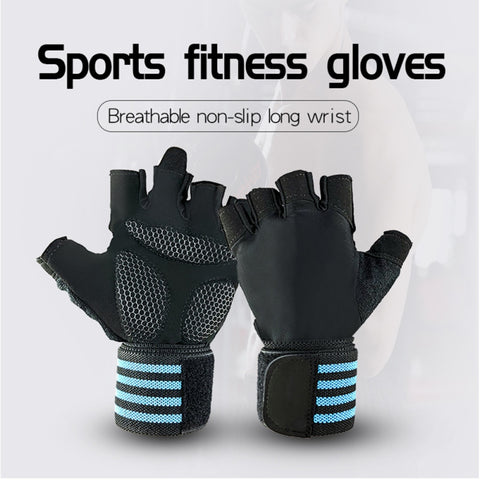 Image of Breathable Workout Power  Half Finger Gym Fitness Cycling Gloves