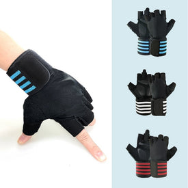 Breathable Workout Power  Half Finger Gym Fitness Cycling Gloves
