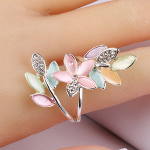 Multicolor Crystal Ring for Women