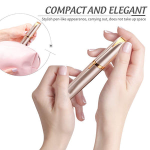 Mini Electric Eyebrow Trimmer Lipstick Brows Pen Hair Remover