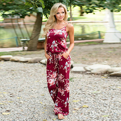 Women Super Comfy Floral Jumpsuit