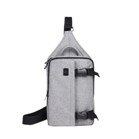 Image of Men Designer Messenger Shoulder Bag Buckle Casual Waterproof Shoulder Cross Body