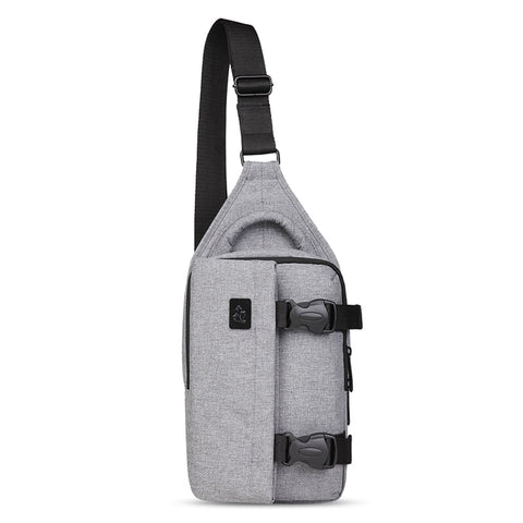 Image of Men Designer Messenger Shoulder Bag Buckle Casual Waterproof Shoulder Cross Body