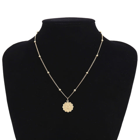 Image of Constellations Flower Tag Necklace for Women