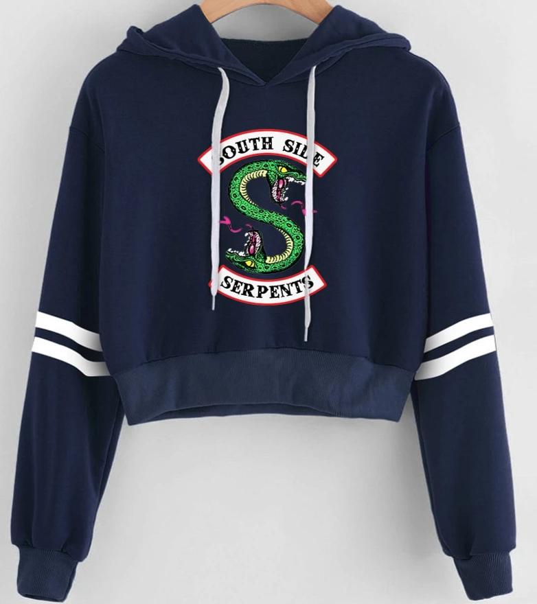 Women Crop RIVERDALE Top Hoodies