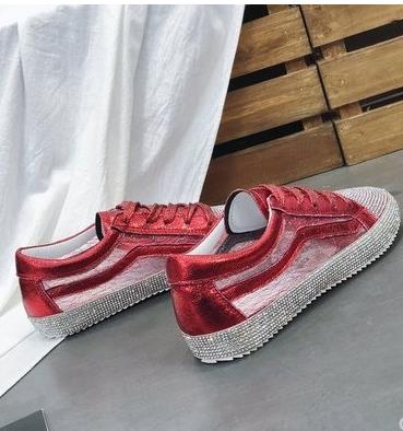 Sneakers Women Golden/Silver Shoes