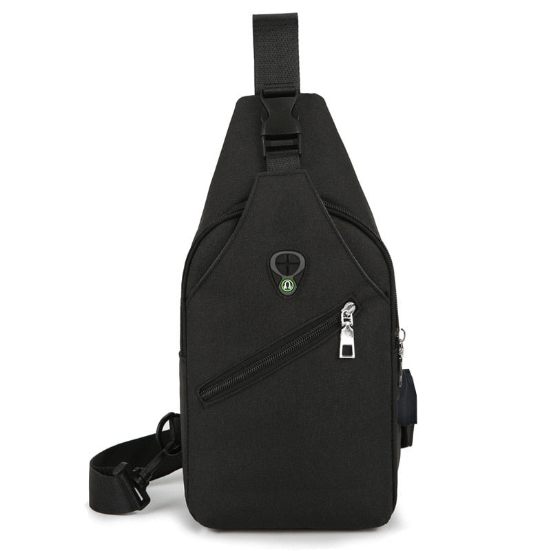 Fashion Multifuntion Crossbody bags for Men Sling Chest Bag Man Weekend