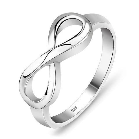 Image of 925 Sterling Silver Infinity Ring
