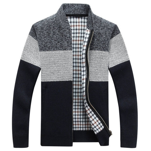 Winter Men's Jackets Thick Cardigan