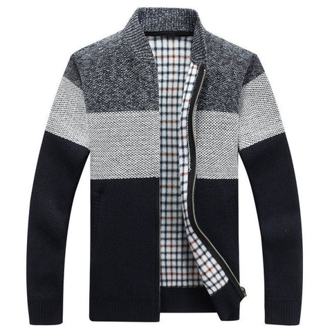 Image of Winter Men's Jackets Thick Cardigan