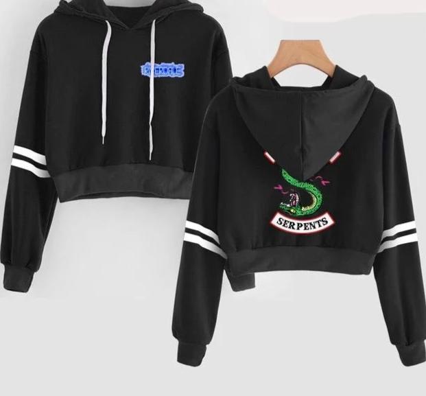 Women Crop RIVERDALE Top Hoodies