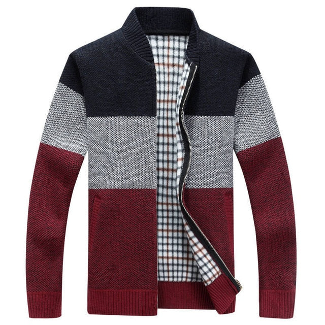 Winter Men's Jackets Thick Cardigan