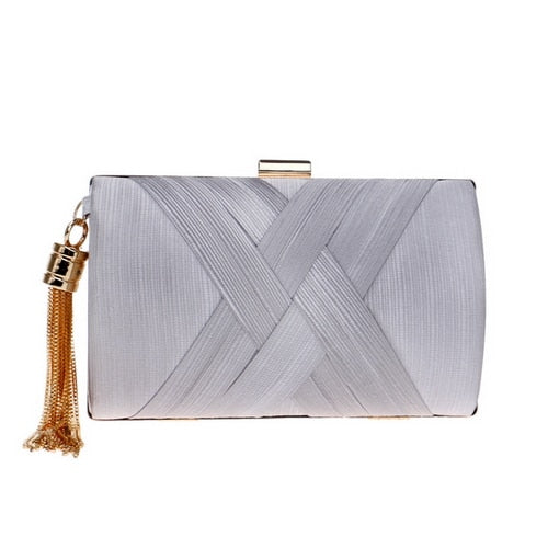Bow Metal Women Handbag