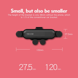 Gravity Car phone Holder For iphone X Xs Max Samsung S9 in Car Air Vent