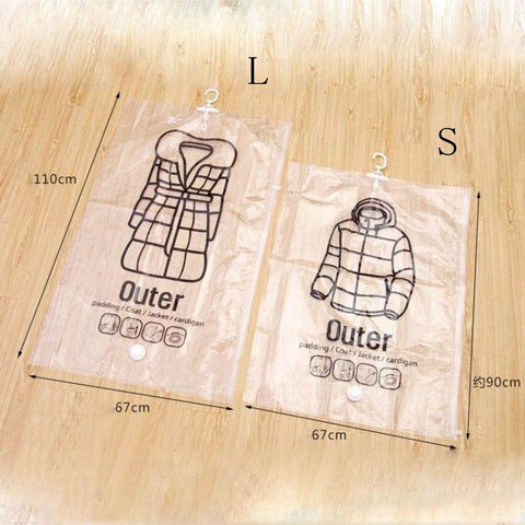 Vacuum Bag For Clothes (Transparent Border )