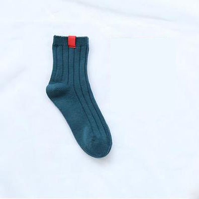 1Pair Warm Women Socks Striped