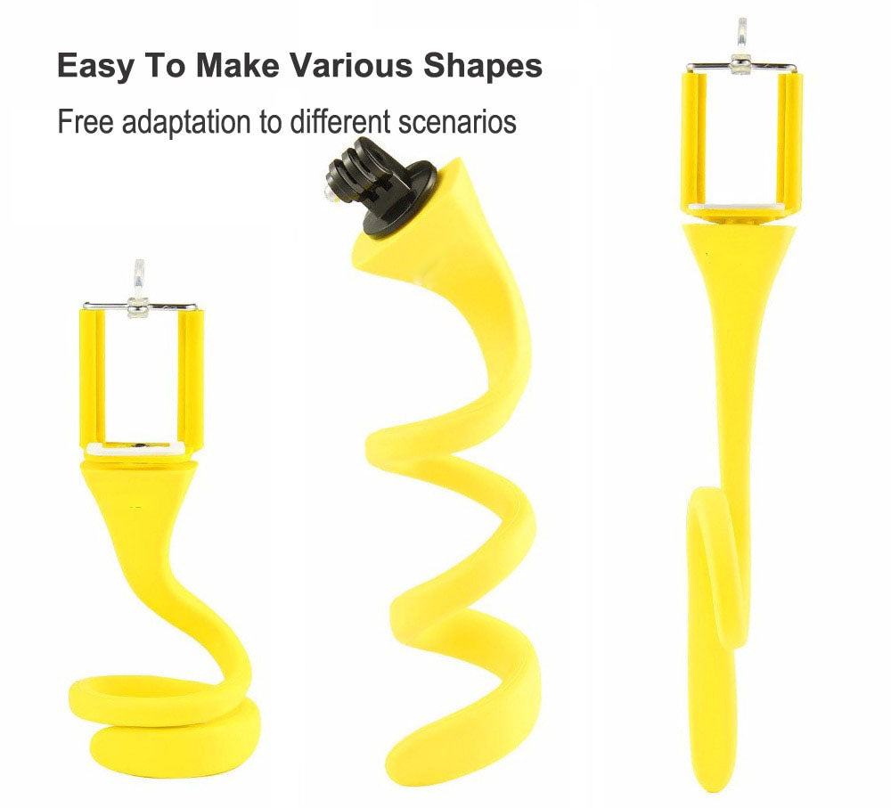 Flexible selfie stick monopod wireless Bluetooth tripod monkey holder for GoPro iPhone