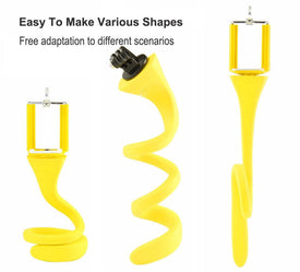 Flexible selfie stick monopod wireless Bluetooth tripod monkey holder for GoPro iPhone