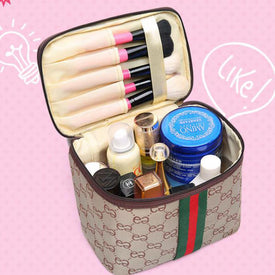Ladies portable cosmetic bag