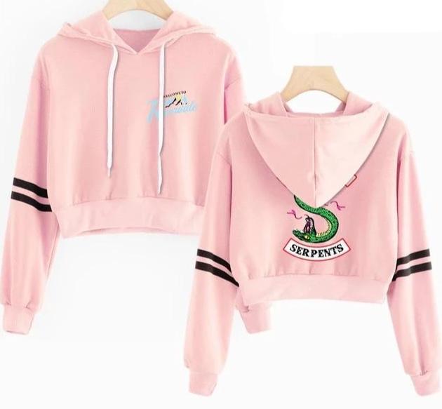 Women Crop RIVERDALE Top Hoodies