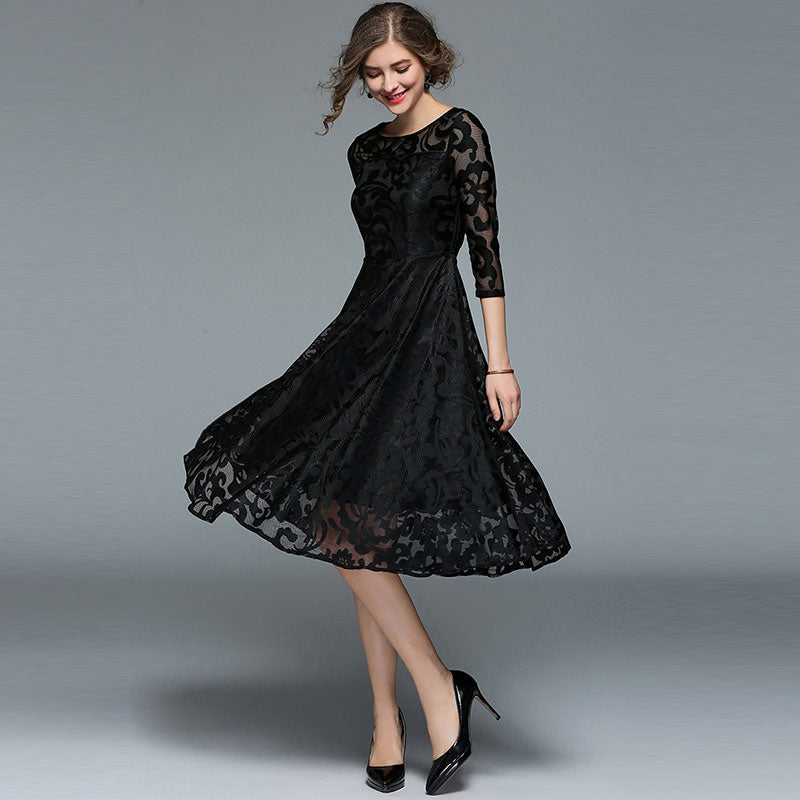 Elegant Slim Ladies Party Dress
