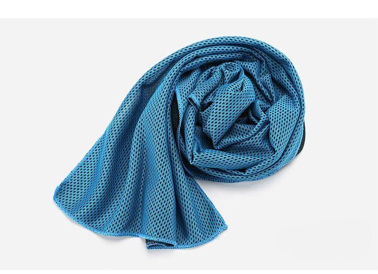 Towel 9 Colors 90*30cm Utility Enduring Instant Cooling Face