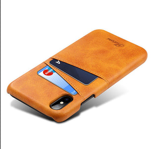 Leather Card Holder Slots Phone Cases Pu  For For phone  Samsung
