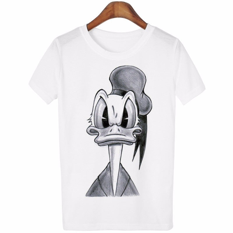 Women Lovely Cartoon Casual Short Sleeve T-Shirt
