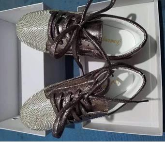 Sneakers Women Golden/Silver Shoes