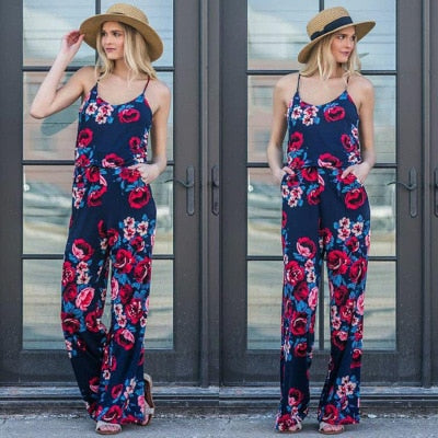 Women Super Comfy Floral Jumpsuit