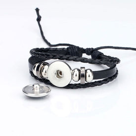 12 Constellation Luminous Bracelet Men Leather