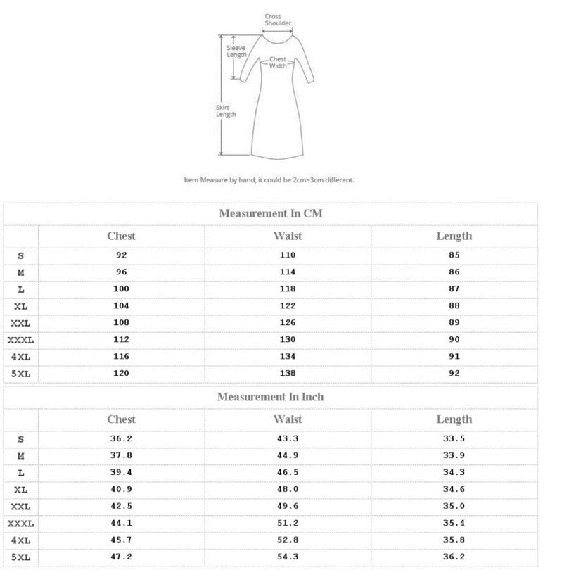 Casual Black Plus Size Loose Dress