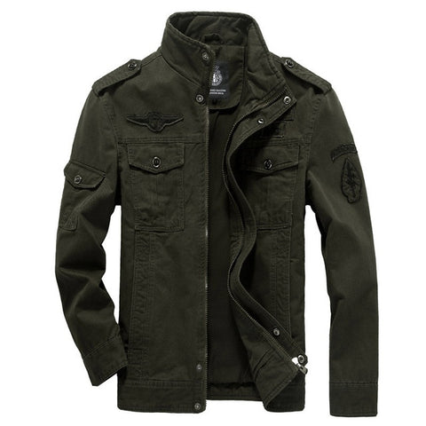 Image of Cotton Military Jacket