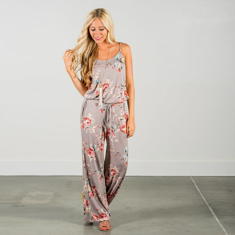 Women Super Comfy Floral Jumpsuit