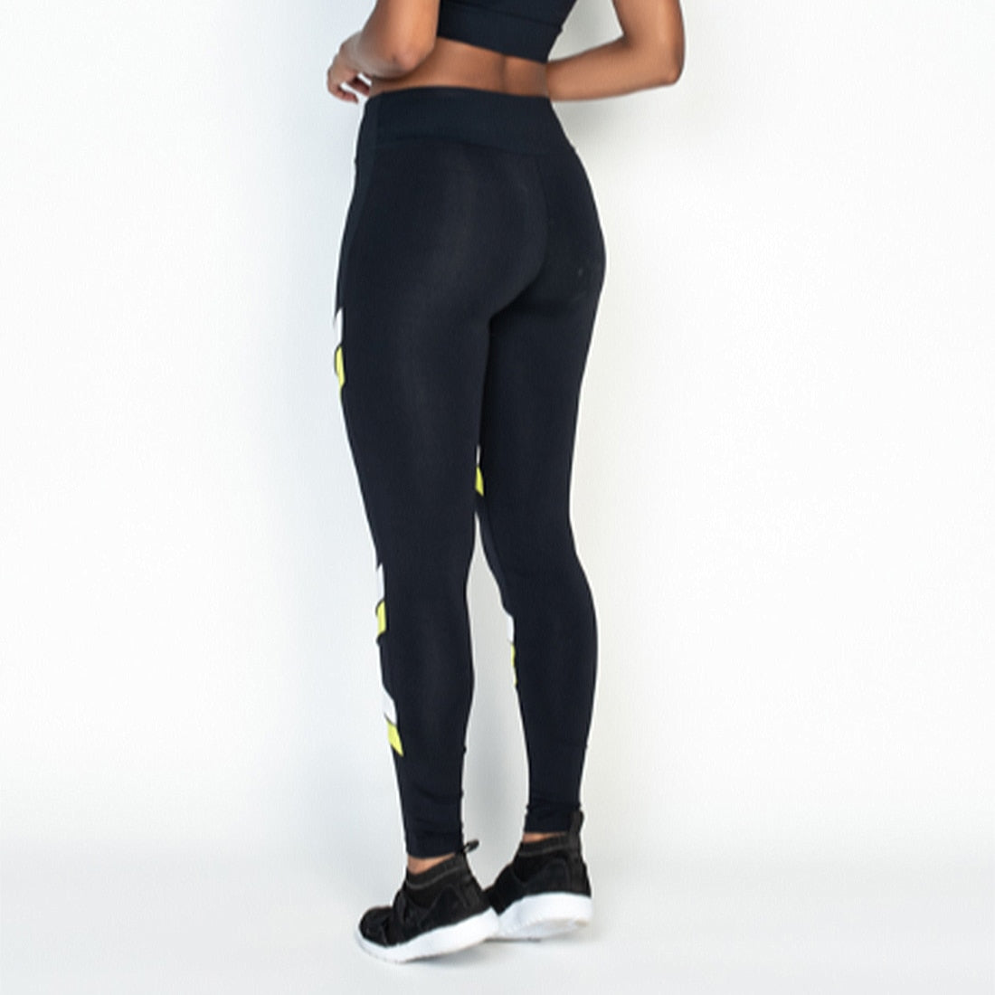 Brethable Skinny Striped Pattern Leggings