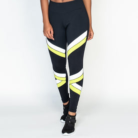 Brethable Skinny Striped Pattern Leggings